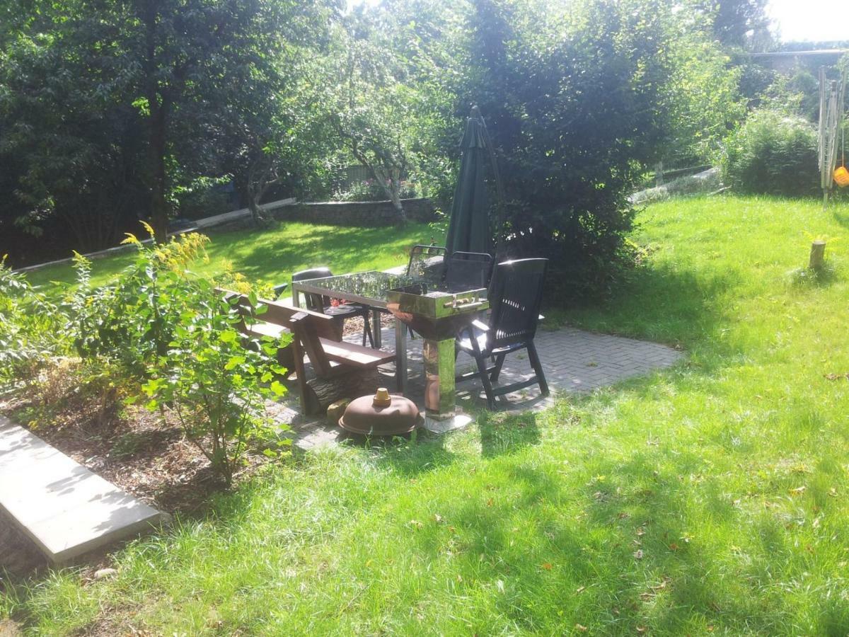 Fewo 1 Waren Mueritz - Haus Buchen Am Tiefwarensee - 1 Zi Esterno foto
