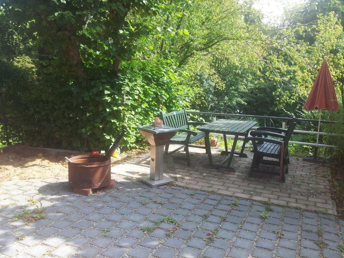 Fewo 1 Waren Mueritz - Haus Buchen Am Tiefwarensee - 1 Zi Esterno foto